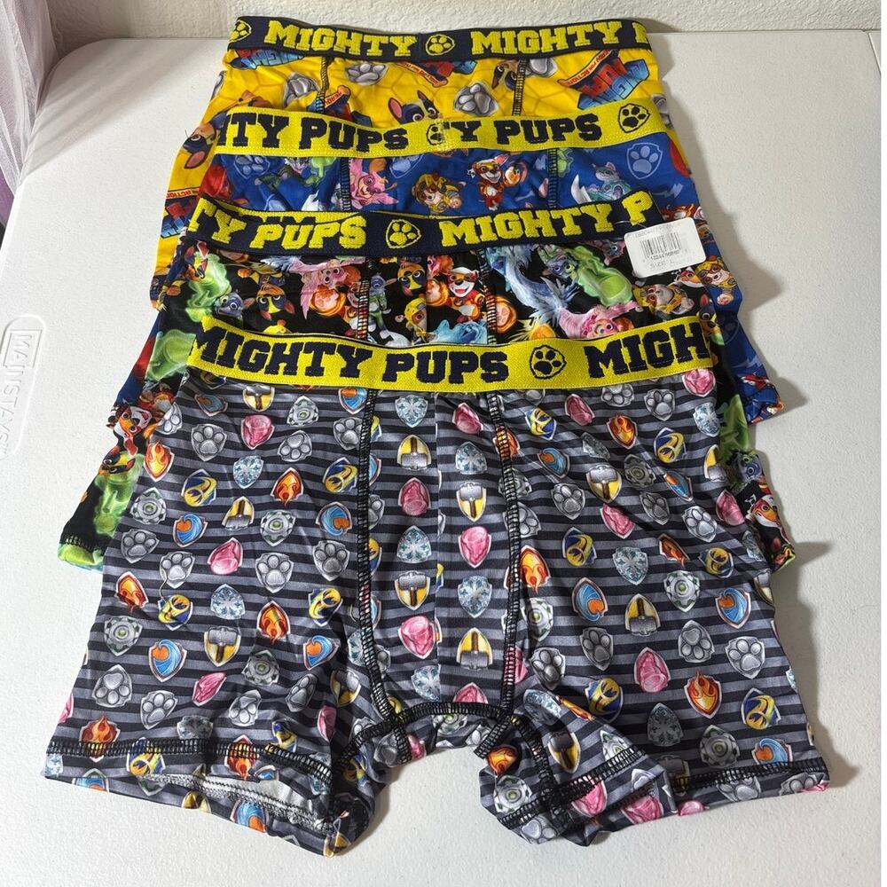 Paw Patrol Nickelodeon NEW Size L Boys' Mighty Pups Athletic Boxer Briefs